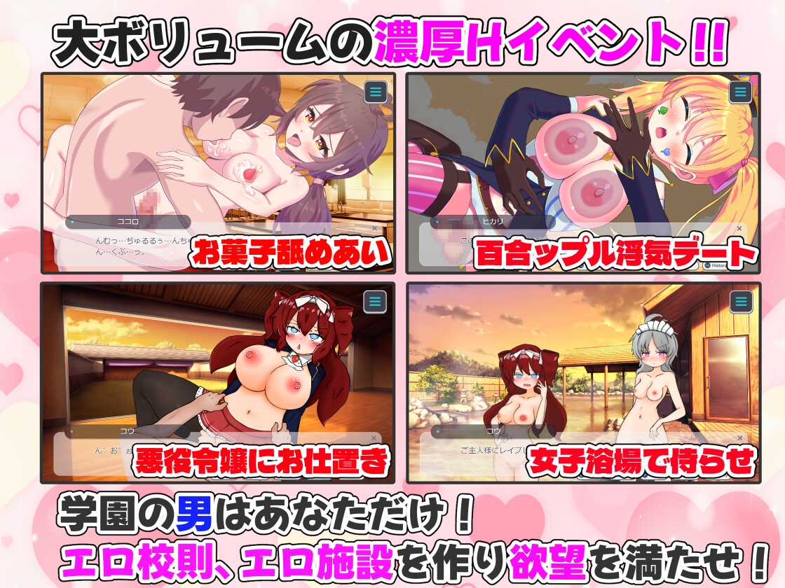 孕ませ！ギャンブル学園～イカサマをセクハラでパリィしてハーレムを築く～